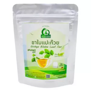 ชาใบแปะก๊วย Ginkgo Biloba Leaf Tea