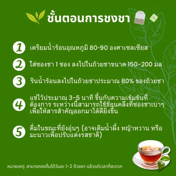 ขั้นตอนการชงชา